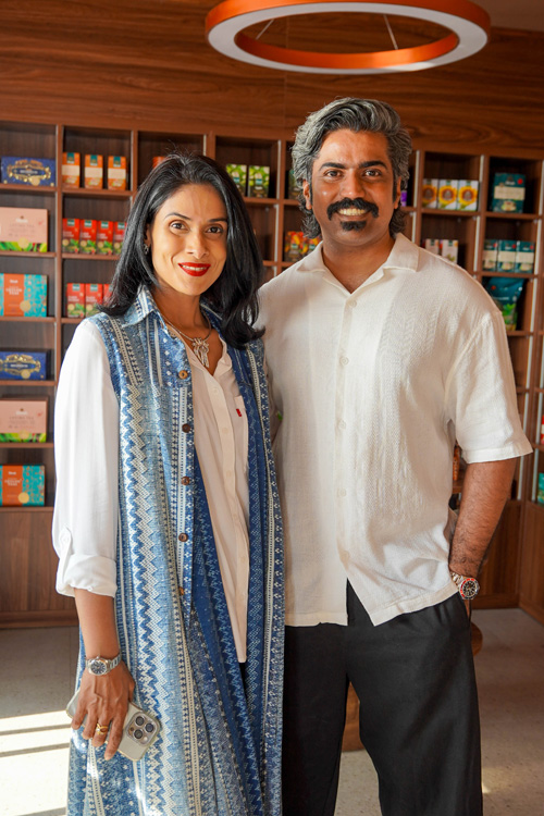 Founders Shazi Salim and Rumaiz Ramzy at Ceylon Stories